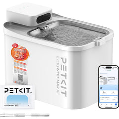 PETKIT cat water fountain cordless design for easy placement