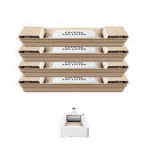 PETKIT Crystal Litter Tray front view shows dust-free design for a cleaner home