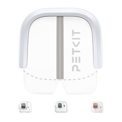 PETKIT magnetic dustproof curtain at PURAMAX entrance reduces litter scatter