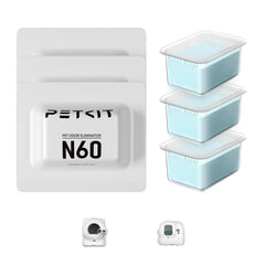 PETKIT N60 3-piece pack for long-lasting odor control in homes with pets.