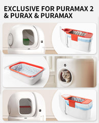 PETKIT Purax Puramax drawstring liner close-up secure seal