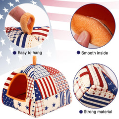 PETKNOWS guinea pig bed washable material emphasizes easy cleaning between uses and long-lasting plush.