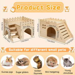 PETKNOWS hamster hideouts show multiple caves for exploration.