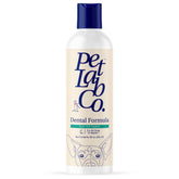 PetLab Co. dental water additive bottle pour for easy dosing and tartar control.