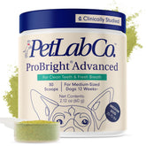 PetLab Co ProBright dog bottle showing easy daily use for fresh breath.