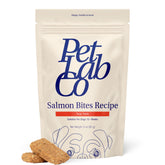 PetLab Co Salmon Bites treat piece ready for training sessions