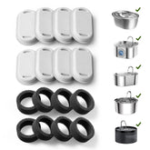 PETLIBRO replacement filters eight-pack shown, PLWF003/PLWF006 compatibility for cleaner hydration.