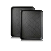 PetLike boot tray entryway two-pack helps contain mud at the door