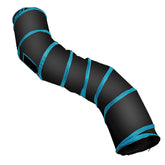 PetLike S Way cat tunnel collapsible pop-up ready for quick indoor setup and play.