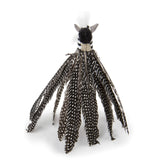 Petlinks HappyNip Zippy Zebra feather toy promotes active chasing during play.