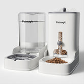 Petmagic Gravity cat feeder bowl set with dual bowls for steady feeding