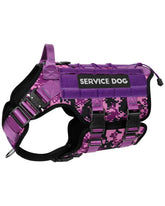 PETNANNY Tactical dog harness close-up of D-ring stitching for durability
