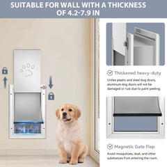 Petoasis triple-flap weatherproof assembly demonstrates wind and moisture blocking