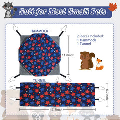 Petonfun blue star hanging tunnel invites play, privacy, and gentle climbing.