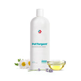 Pet Parents PetTergent bottle front shows enzymatic formula for pet odors.