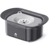 PETPATH dog water bowl suction cup foot keeps spills contained during play