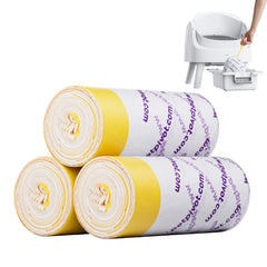 PetPivot litter box liners rolls pack; durable waste containment for easy maintenance.