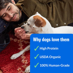 PetPlate Beef and Sweet Potato Bites training-treat close-up for tasty rewards