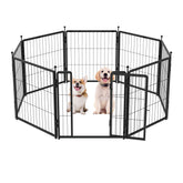 PETREEK Dog Playpen assembly setup for quick, tool-free setup
