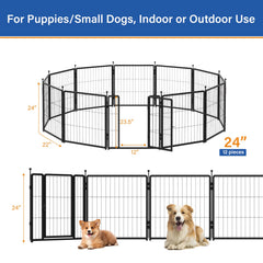 PETREEK Dog Playpen ground stakes in ground ensure stable support during active play.