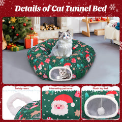 Petrendy Christmas Tree Tunnel guard helps protect decorations from curious paws