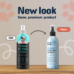 Pets Are Kids Too dog dental spray mint formula close up showing natural ingredients