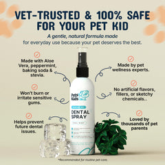 Pets Are Kids Too dental spray in water bowl as a dental care additive