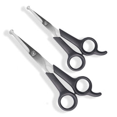 Pets First dog scissors body with rounded tips for safe grooming and smooth cuts.