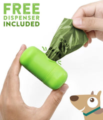 Pets N Bags compact rolls — fits standard leash dispensers during walks.