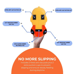 Pets Sparkle anti-slip-base ensures stable play during puzzle feeding sessions