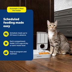 PetSafe Analog 2 Meal Feeder dial-timers view illustrates precise portion scheduling for pets.