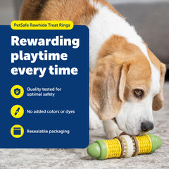 PetSafe Busy Buddy peanut butter flavor ring shown for canine enrichment