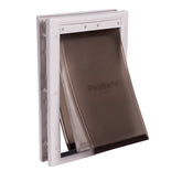 PetSafe Extreme Weather Door front view shows sturdy frame and weather seals for year-round comfort.