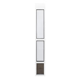 PetSafe Extreme Weather door panel mounted in a sliding door enables easy pet access.