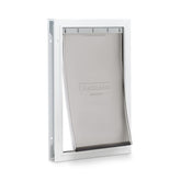 PetSafe Freedom aluminum door frame close-up highlighting durable corners for active households