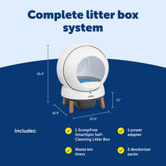 PetSafe ScoopFree sealed odor drawer keeping the home smelling fresh.