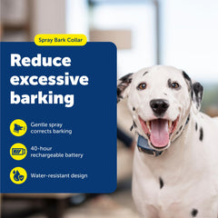 PetSafe spray bark collar USB charging demonstrates quick recharge for on-demand training sessions.