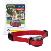 Petsafe Stay & Play transmitter setup shows quick boundary creation for safe outdoor play.