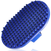 Pets&Goods rubber grooming brush deshedding action for dogs and cats during bath time.