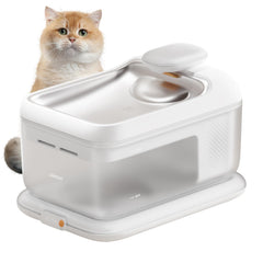 PETSEE S7 Plus front view fountain for easy indoor hydration.