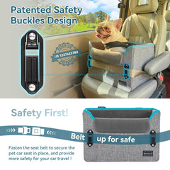 PETSFIT safety buckles demonstrate patented stability on rough roads for confident rides.