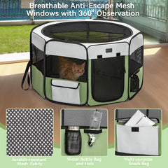 Petsfit escape-proof-hexagonal-design ensures stability for curious pups at home or away.