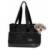 Petsfit small dog purse carrier front view demonstrates portable style for quick trips