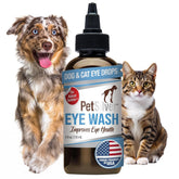 PetSilver Eye Drops bottle for gentle pet eye care.