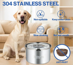 Petsinurarea large-capacity water bowl 5.6L keeps pets hydrated during long play sessions.