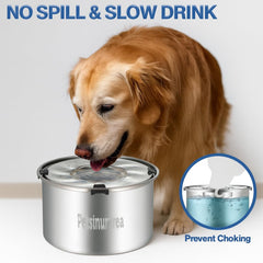 Petsinurarea non-slip base keeps bowls steady during meals on slick floors.