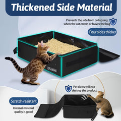 Petskd litter box scooper included for easy waste removal.