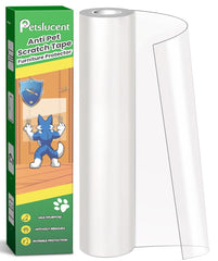 Petslucent cat scratch protector in clear, durable material shields furniture surfaces.