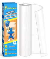 Petslucent cat scratch protector on sofa edges offers discreet, claw-protection for upholstery.