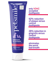 Petsmile no brush application demonstrates an easy, stress free dental routine
